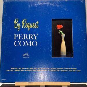 Perry Como 'By Request' Vinyl Record - Blue Cover